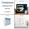 ArtToFrames 14x14 Inch Shadow Box Picture Frame, with a Satin Black Tall 1.00" Wide Shadowbox frame and Super White Mat Backing (4654)